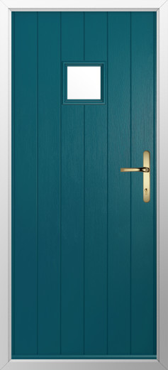 Flint Square - Peacock Blue