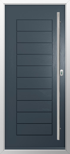 Palermo Solid - Anthracite Grey