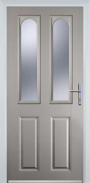 Door Stop 2 Panel 2 Arch (A) Traditional Door - Agate Gry