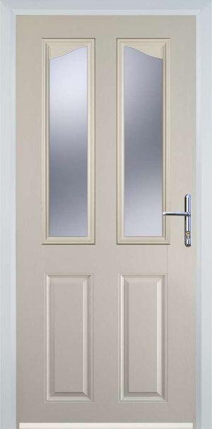 Door Stop 2 Panel 2 Angle (B) Traditional Door - Cream