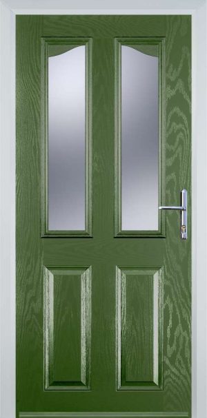Door Stop 2 Panel 2 Angle (B) Traditional Door - Fern Green