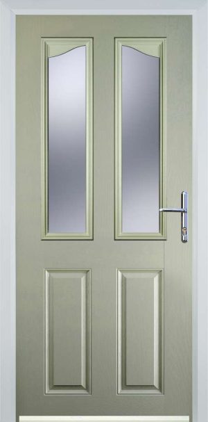 Door Stop 2 Panel 2 Angle (B) Traditional Door - Pebble Grey