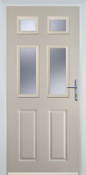 Door Stop 3 panel 1 Square (61) Traditional Door - Grey