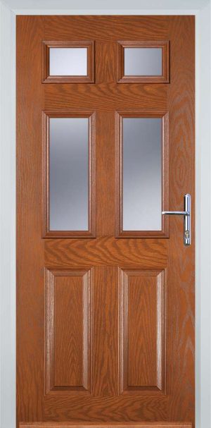 Door Stop 3 panel 1 Square (61) Traditional Door - Oak
