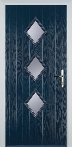 Door Stop 3 Diamond (P3) Contemporary - Blue