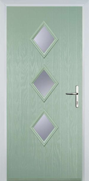 Door Stop 3 Diamond (P3) Contemporary - Chartwell Green