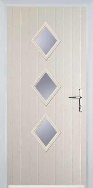 Door Stop 3 Diamond (P3) Contemporary - Cream