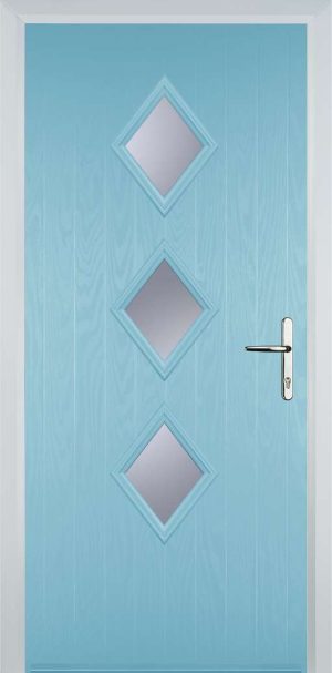Door Stop 3 Diamond (P3) Contemporary - Duck Egg blue