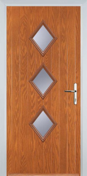 Door Stop 3 Diamond (P3) Contemporary - Oak