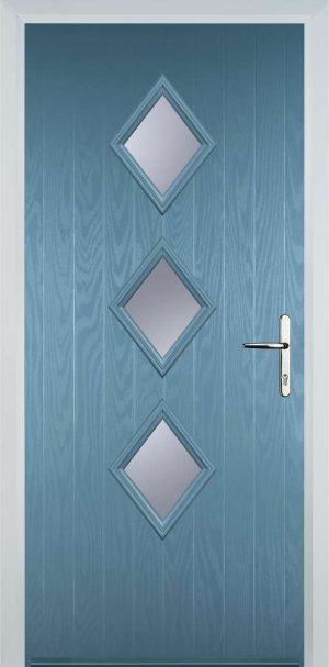 Door Stop 3 Diamond (P3) Contemporary - Pastle Blue