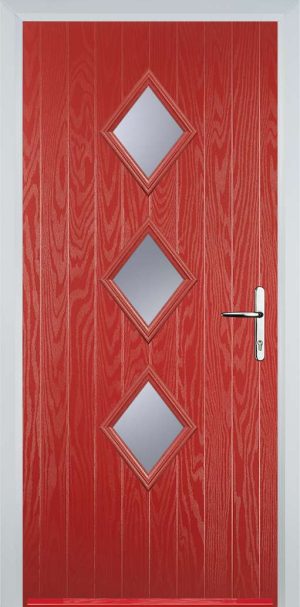 Door Stop 3 Diamond (P3) Contemporary - Red