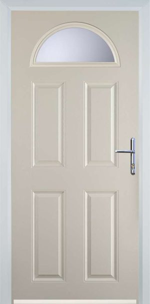 Door Stop 4 Panel 1 Arch (D) Traditional Door - Cream