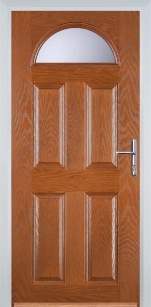 Door Stop 4 Panel 1 Arch (D) Traditional Door - Oak