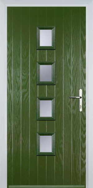 Door Stop 18 Sqaure (W) Contemporary - Fern Green
