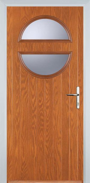 Door Stop Circle (X) Contemporary - Oak
