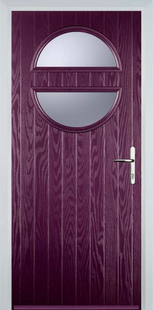 Door Stop Circle (X) Contemporary - Purple Violet