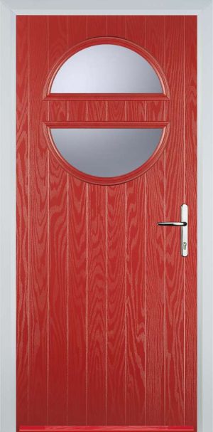 Door Stop Circle (X) Contemporary - Red