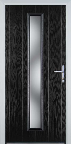 Door Stop Cottage Long (59) Contemporary - Black