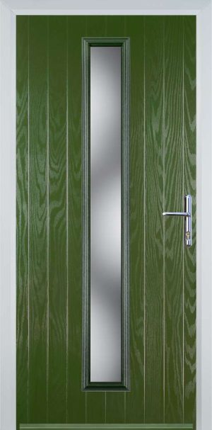 Door Stop Cottage Long (59) Contemporary - Fern Green