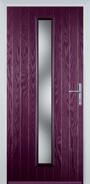 Door Stop Cottage Long (59) Contemporary - Purple Violet