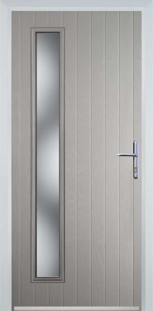 Door Stop Cottage Long (60) Contemporary - Agate Gry