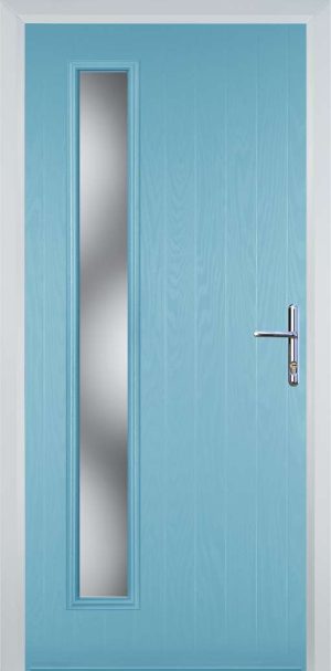 Door Stop Cottage Long (60) Contemporary - Duck Egg blue