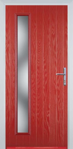 Door Stop Cottage Long (60) Contemporary - Red