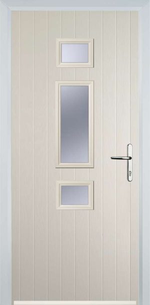 Door Stop Mid 3 Square (S) Contemporary - Cream