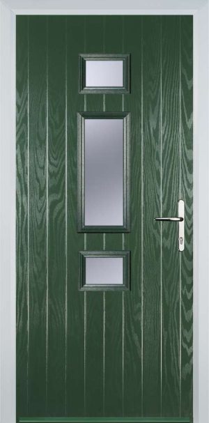 Door Stop Mid 3 Square (S) Contemporary - Green
