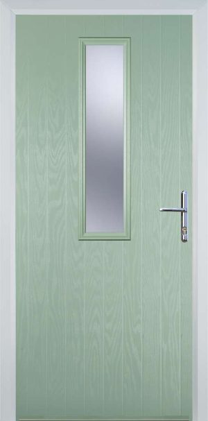 Door Stop Mid Square (57) Contemporary - Chartwell Green
