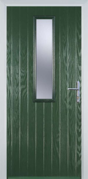 Door Stop Mid Square (57) Contemporary - Green