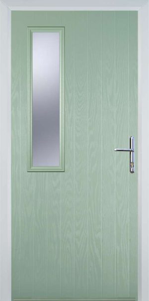 Door Stop Mid Square (58) Contemporary - Chartwell Green