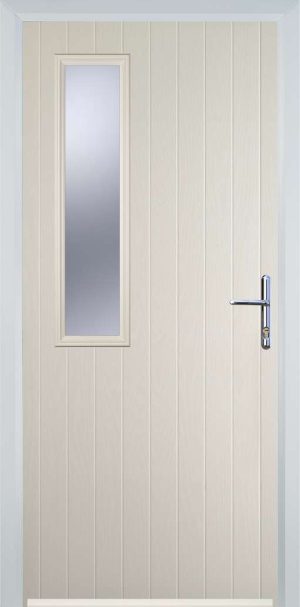 Door Stop Mid Square (58) Contemporary - Cream