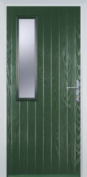 Door Stop Mid Square (58) Contemporary - Green