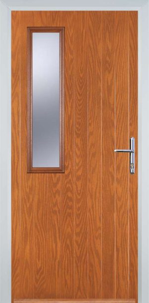 Door Stop Mid Square (58) Contemporary - Oak