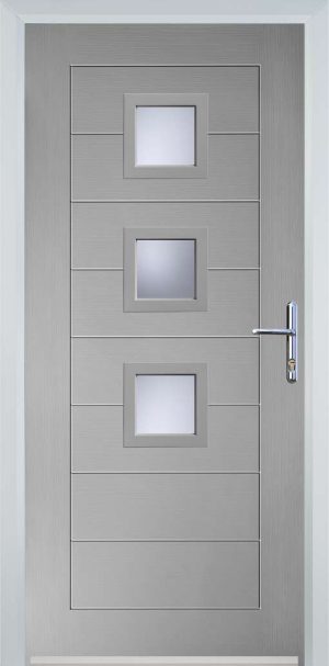 Door Stop 3 Square (82) Modern - Agate Gry