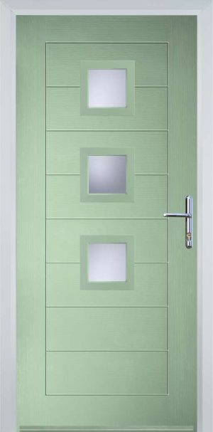 Door Stop 3 Square (82) Modern - Chartwell Green
