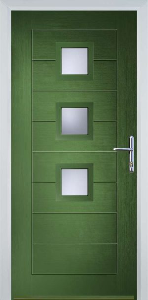 Door Stop 3 Square (82) Modern - Fern Green