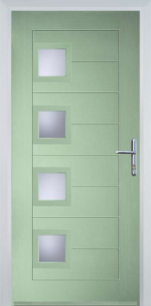 Door Stop 4 Square (84) Modern - Chartwell Green