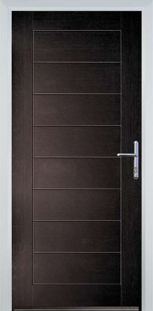 Door Stop Cottage (80) Modern - Black Brown