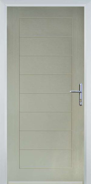 Door Stop Cottage (80) Modern - Pebble Grey