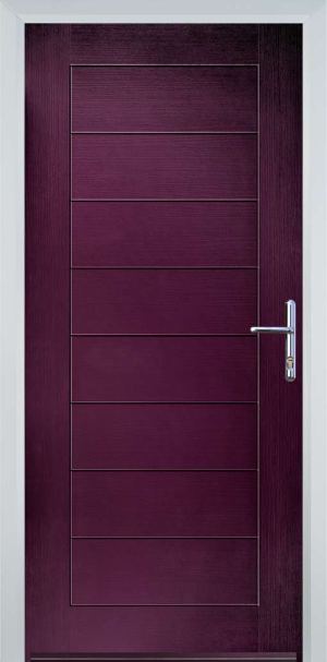 Door Stop Cottage (80) Modern - Purple Violet