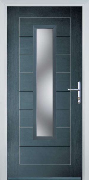 Door Stop Long Square (87) Modern - Grey