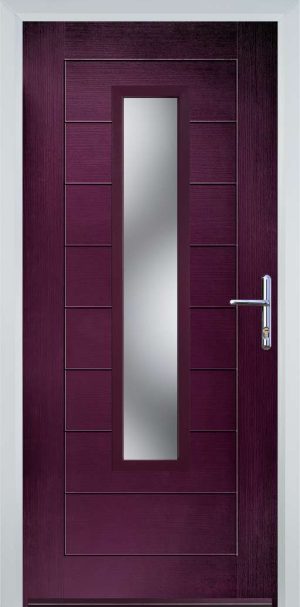 Door Stop Long Square (87) Modern - Purple Violet