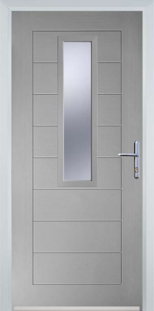 Door Stop Mid Square (85) Modern - Agate Gry