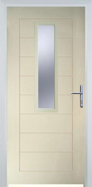 Door Stop Mid Square (85) Modern - Cream
