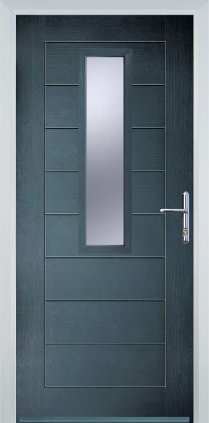 Door Stop Mid Square (85) Modern - Grey