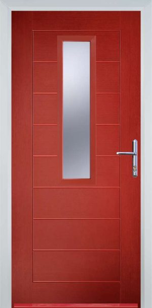 Door Stop Mid Square (85) Modern - Red