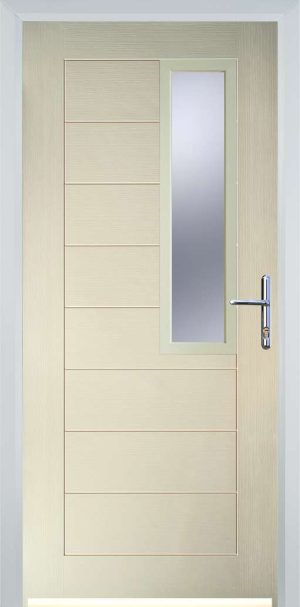 Door Stop Mid Square (86) Modern - Cream