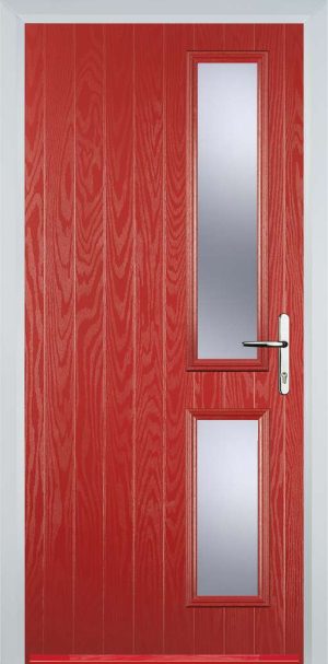 Door Stop Twin Side (Z) Contemporary - Red